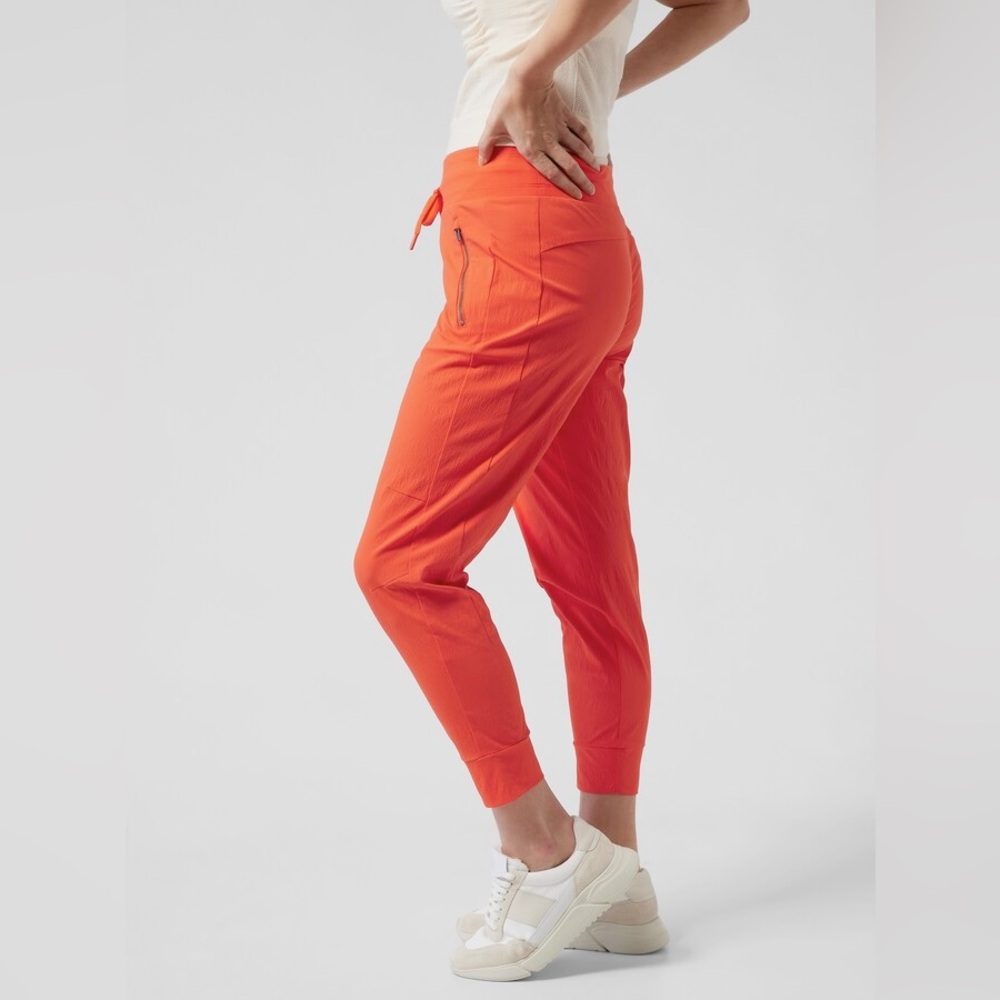 Athleta Trekkie North Jogger Flame‎ Orange 4 - Picture 2 of 8